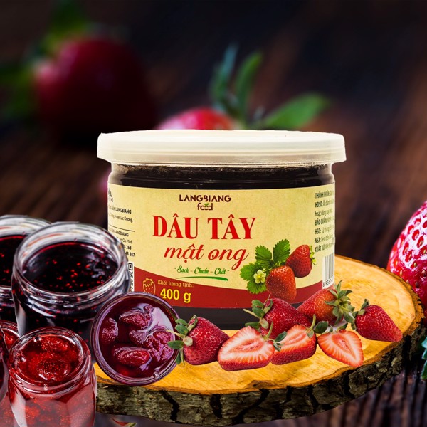 Dâu tây mật ong 400g Langbiang Food