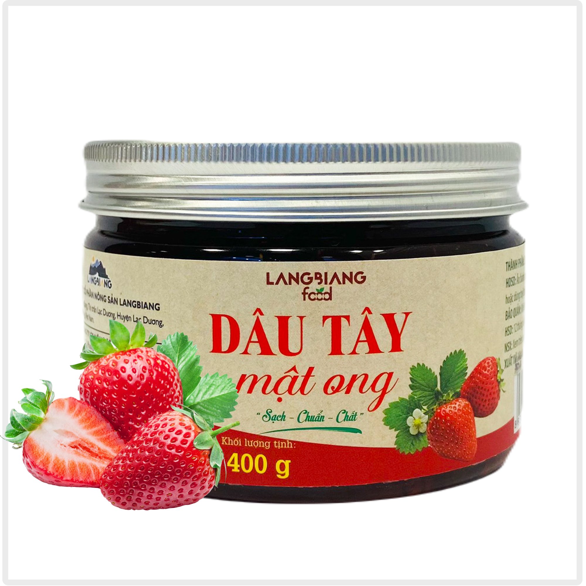 Dâu tây mật ong 400g Langbiang Food
