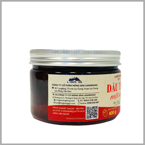 Dâu tây mật ong 400g Langbiang Food