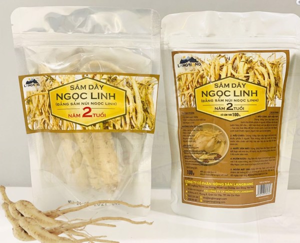 Sâm dây Ngọc Linh tươi Langbiang Food - 2 tuổi 100g