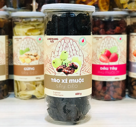 Táo xí muội LangBiang Food hũ 600g