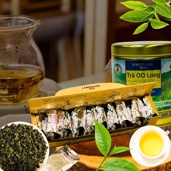 Trà Oolong 100g (hộp 10 gói nhỏ 10g)